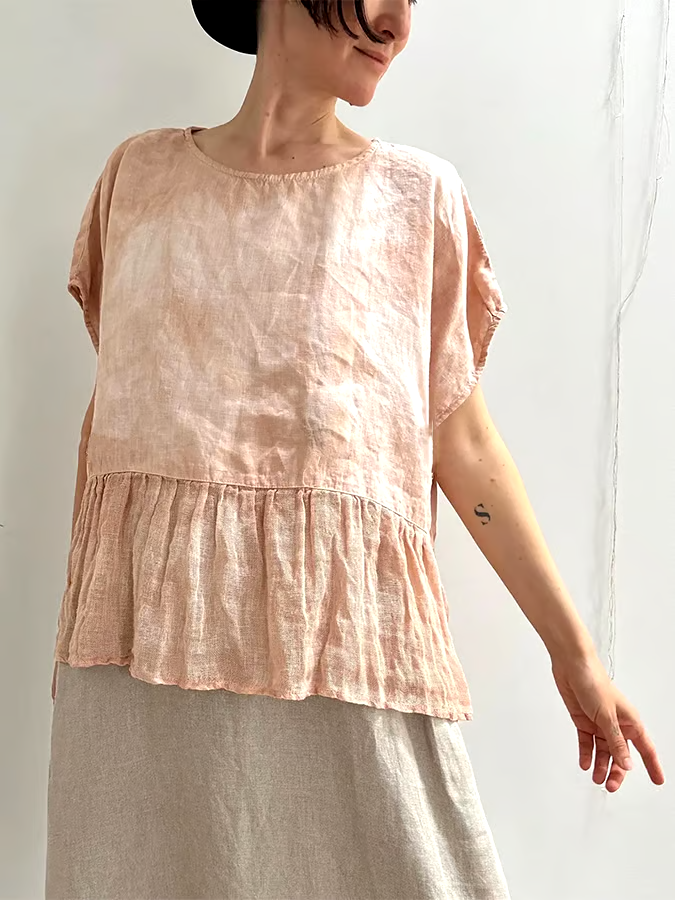 Women's Summer Cotton&Linen Sleeveless T-Shirt