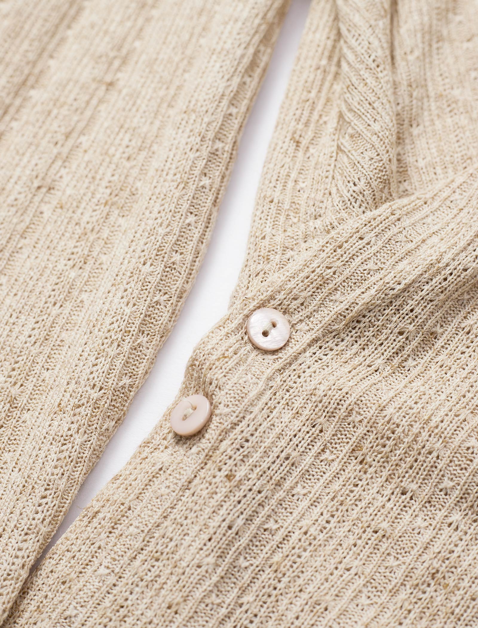 Slim Fit Long-Sleeve Lightweight Knit Top