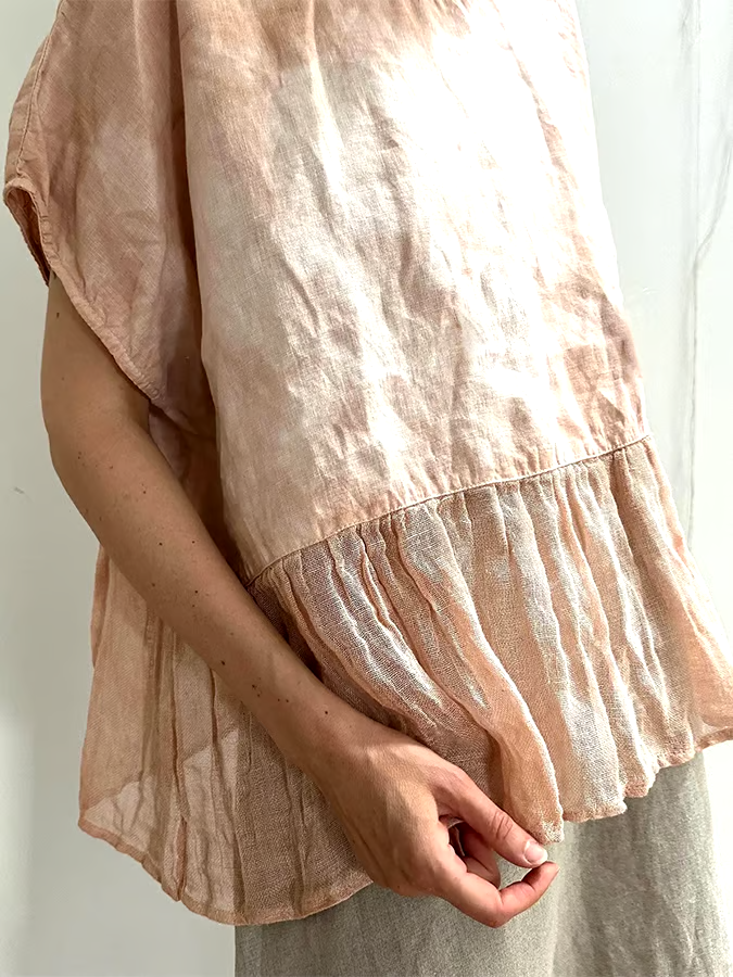 Women's Summer Cotton&Linen Sleeveless T-Shirt