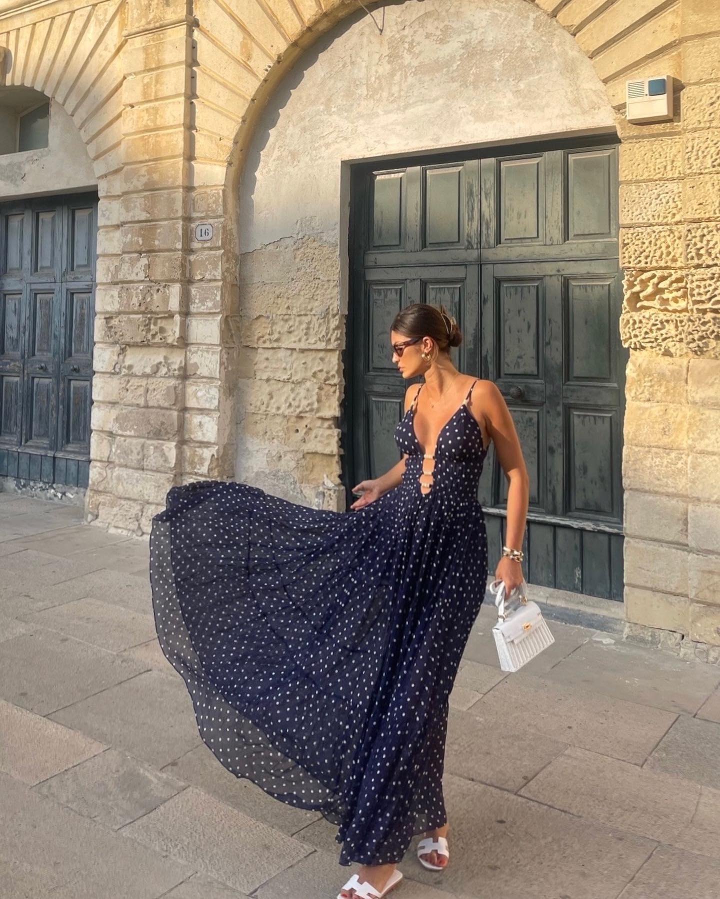 Hollowout Two Piece Swimsuit Set