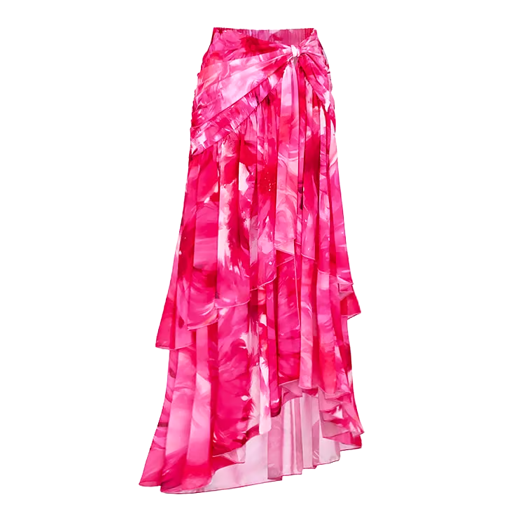 Floral Printed Halter One piece Swimsuit Set