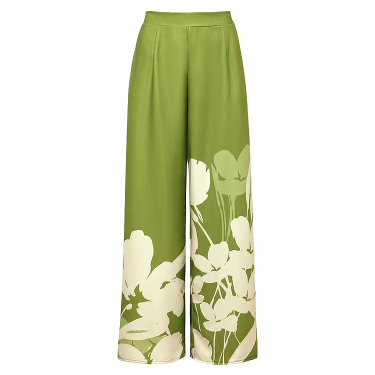 V Neck Print Bikini Swimsuit Set