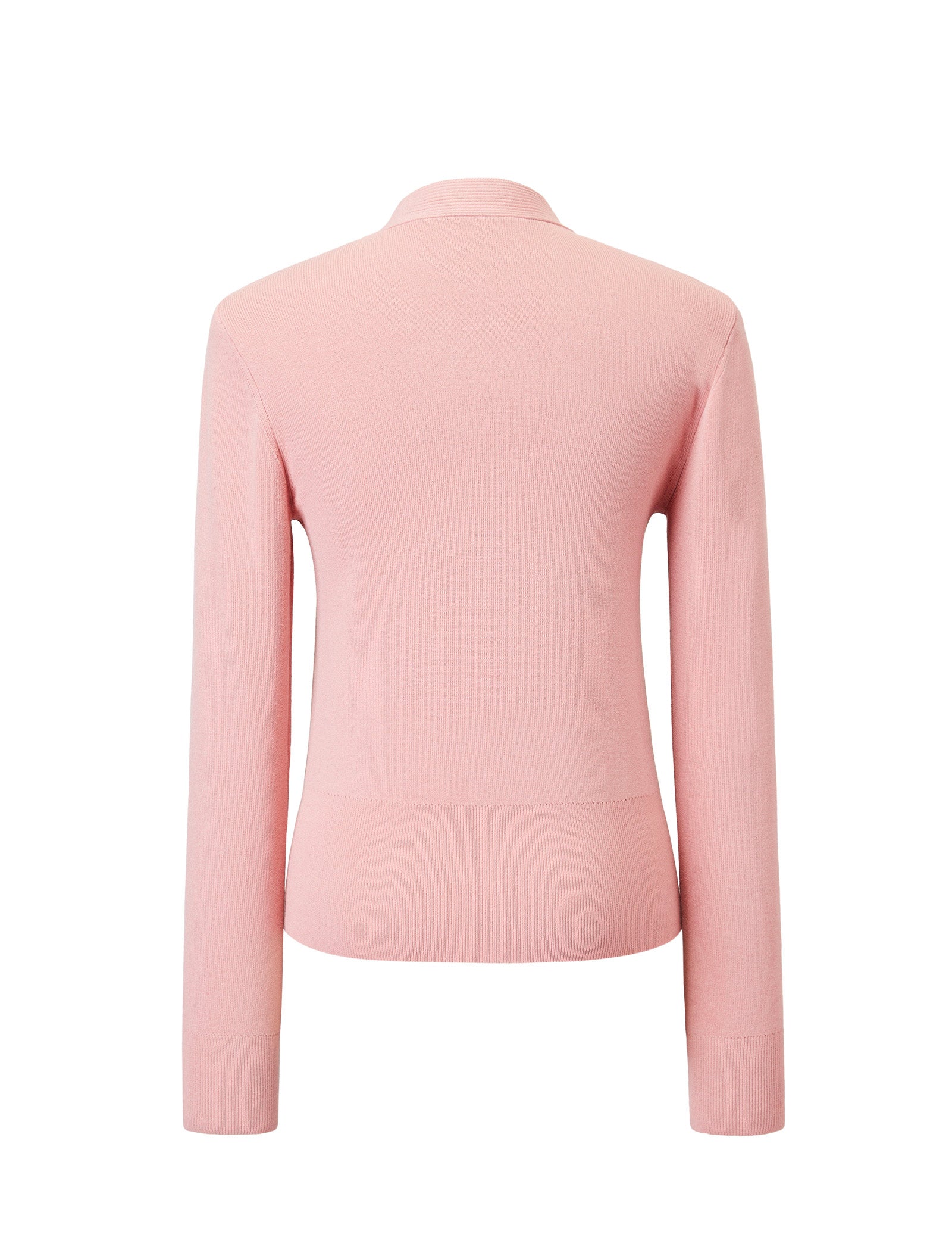 V-Neck Twisted Detail Knit Top
