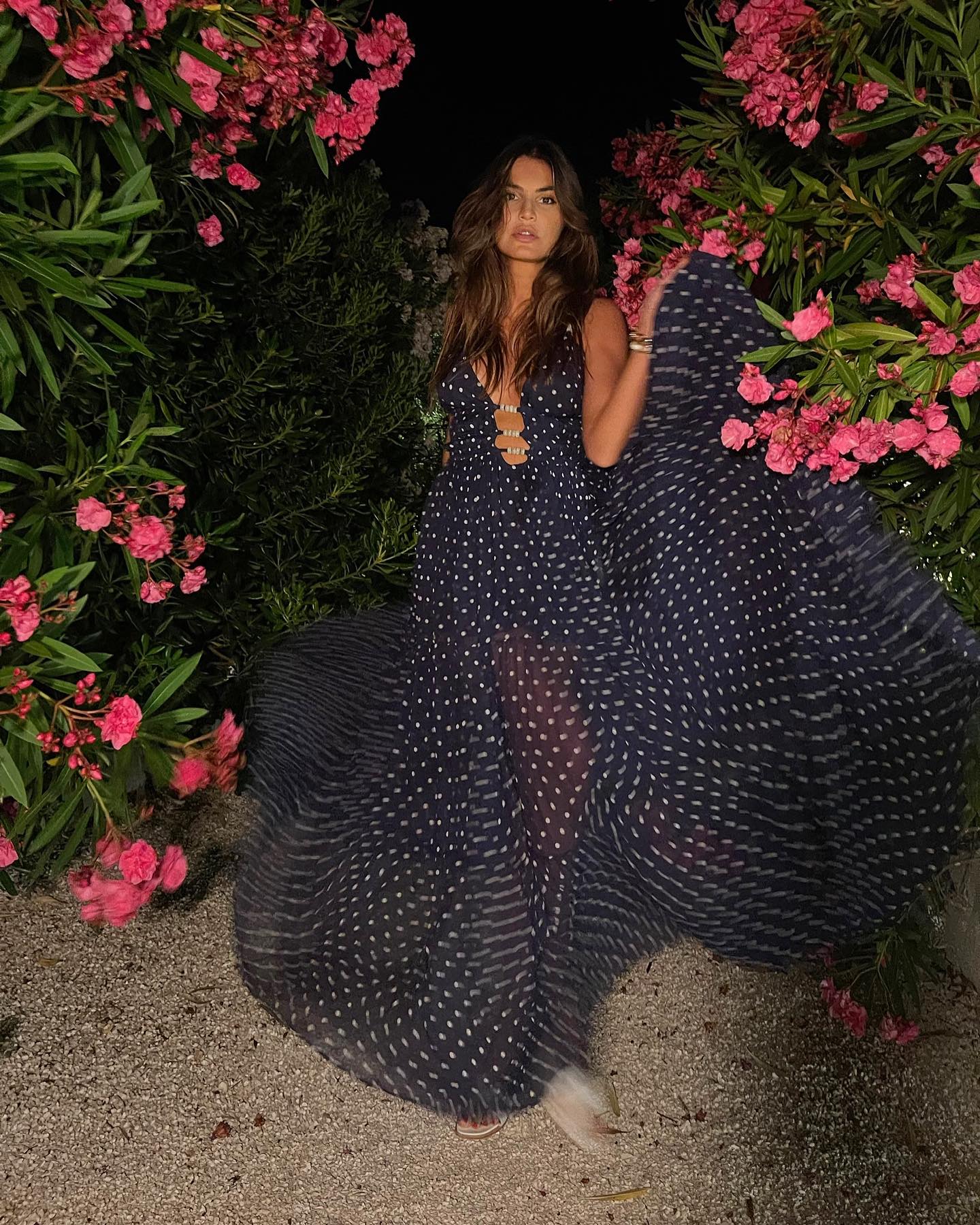 Hollowout Two Piece Swimsuit Set