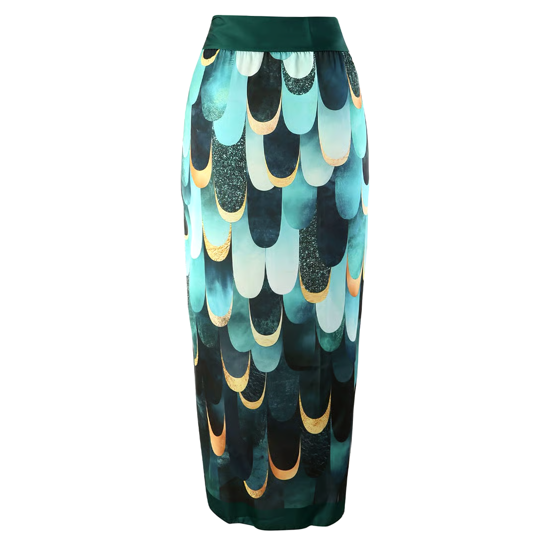 Green Gradient Swimsuit Set