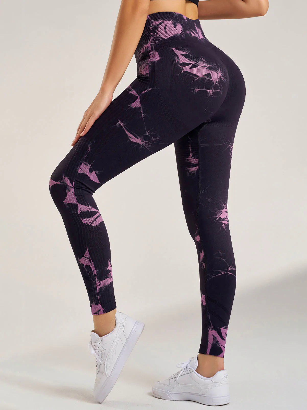 Elastic Tie Dyed Fitness Yoga Pants
